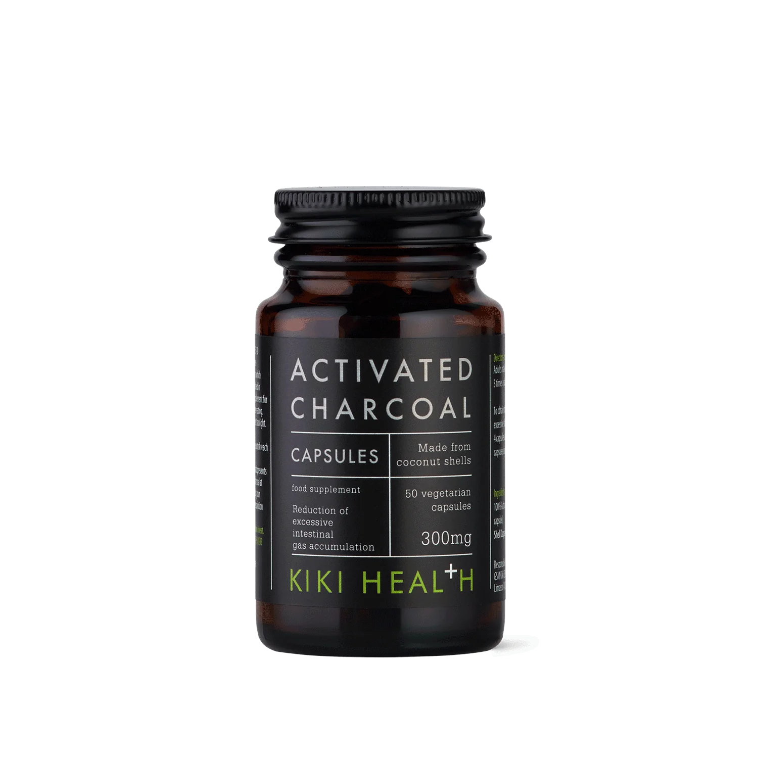 Activated Charcoal Capsules - 50 Vegicaps